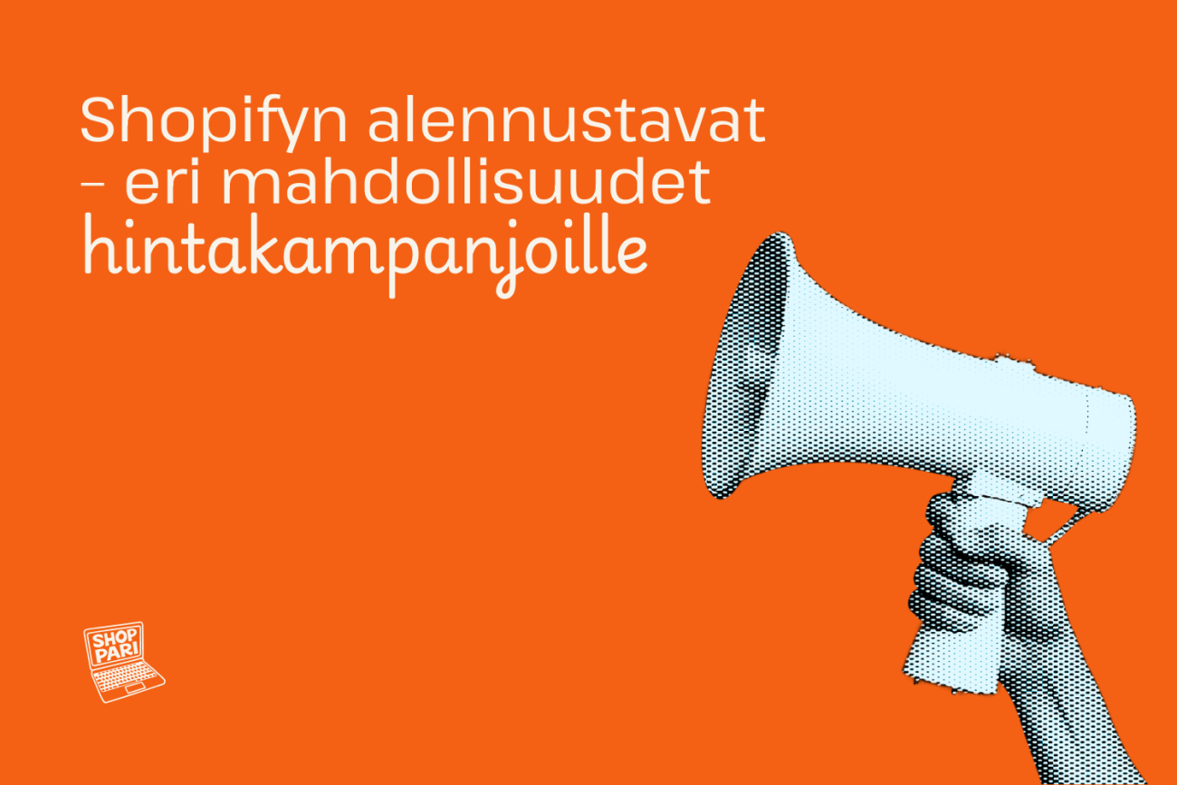 Alennusten luominen Shopifyssä